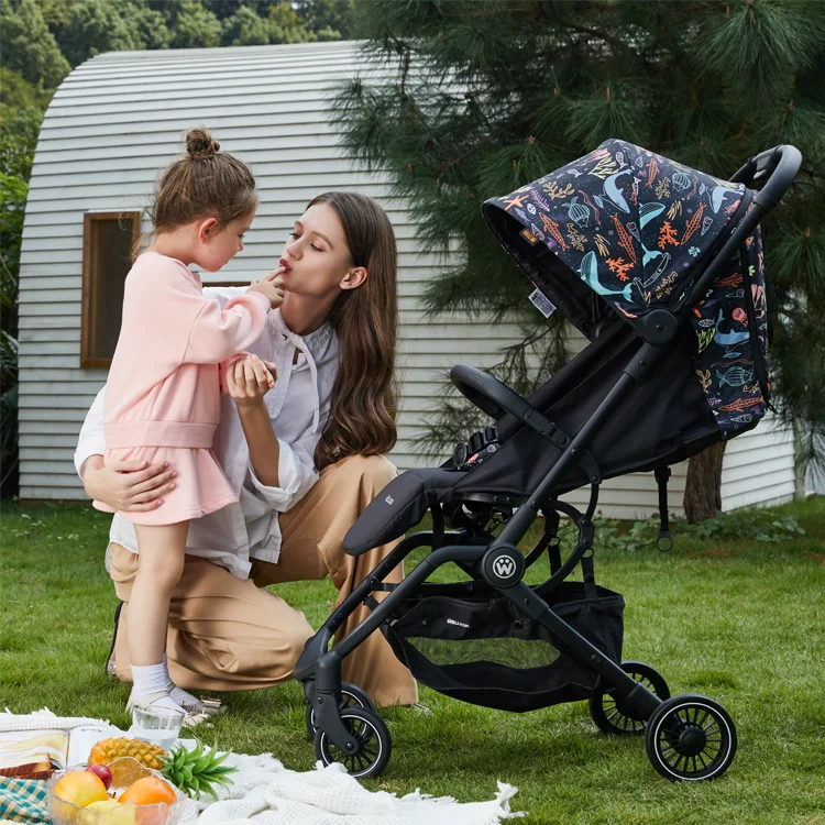 foldable baby pram luxury baby stroller 3 in 1 best quality 9-12 months stroller  prams