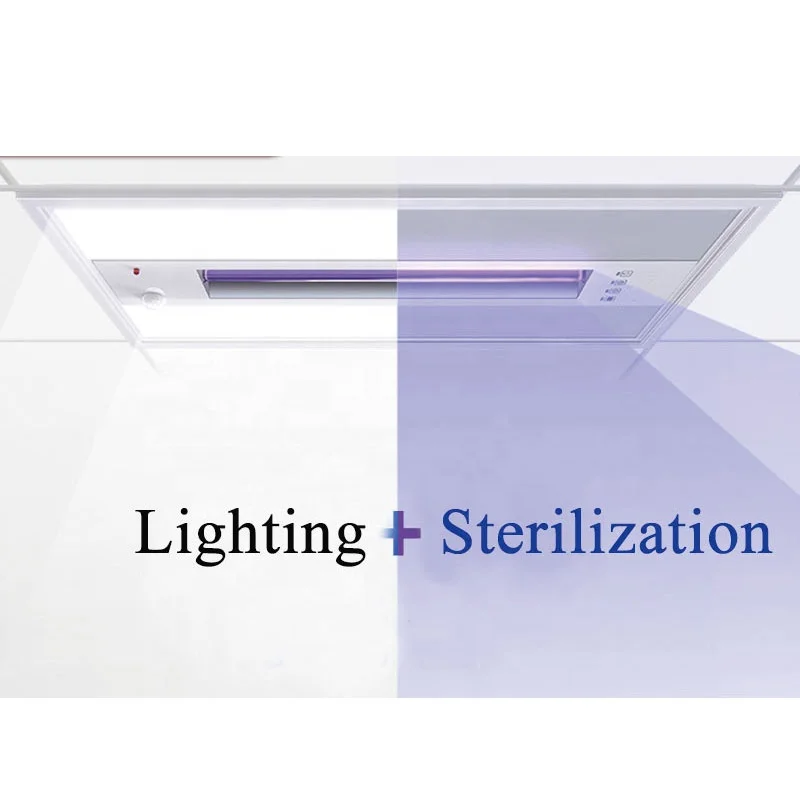 Office Hospital School uvc Air Freshing UV LED Panel Light Air Purifier Cleaning sterilization UVC panel light