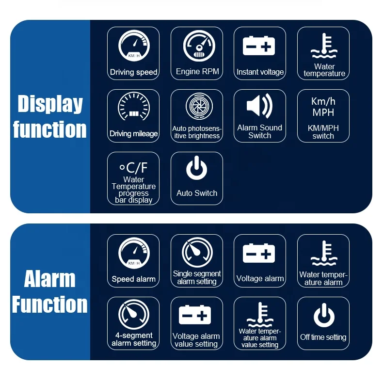 M8 HUD Digital Speedometer Car Head Up Display Original OBD2 For Universal Car