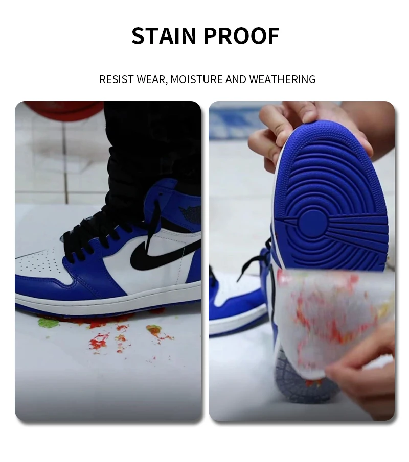 Premium Sneaker Sole Protector For Shoes Film With Scissors Pencil And Alcohol pads