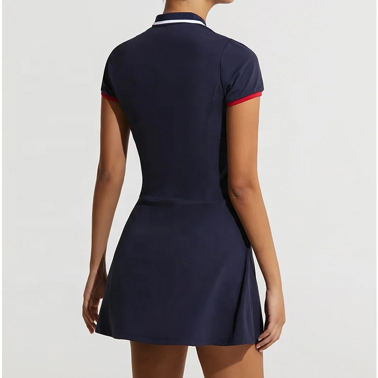 New Collection Fitness Tennis Wear For Girls Women Outdoor Gym Golf Yoga Dress Mini Skirt With Logo Custom