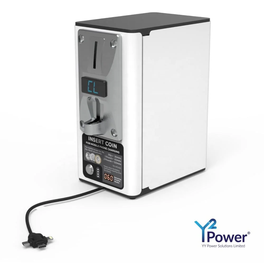 Y2Power YOO Multiple Cell phone charger with Coin Operated Desktop Mobile Charging Station PB-C001-Y2