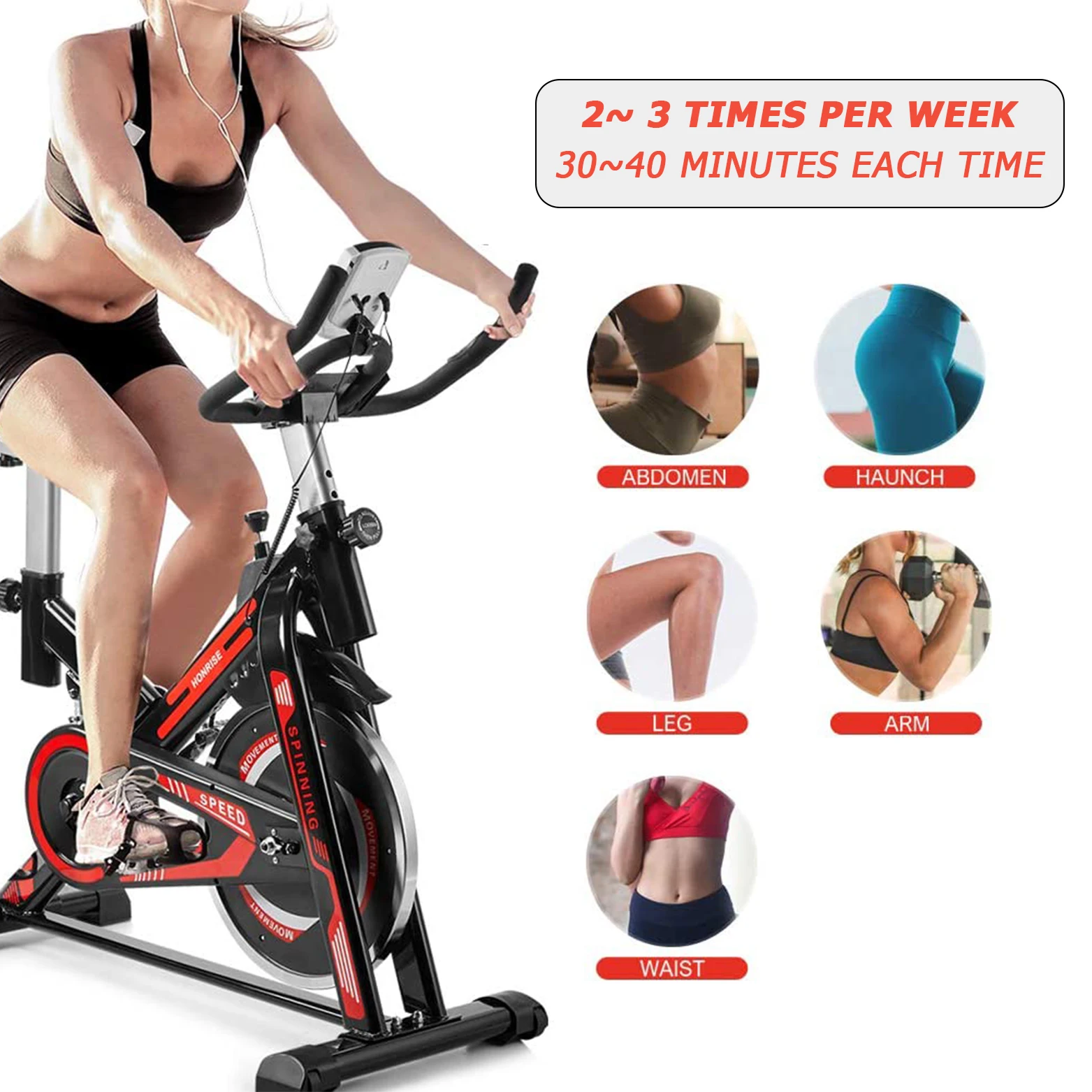 TTSPORTS Professional Indoor Exercise Equipment Magnetic Resistance Spinning Bike Stationary for Sale