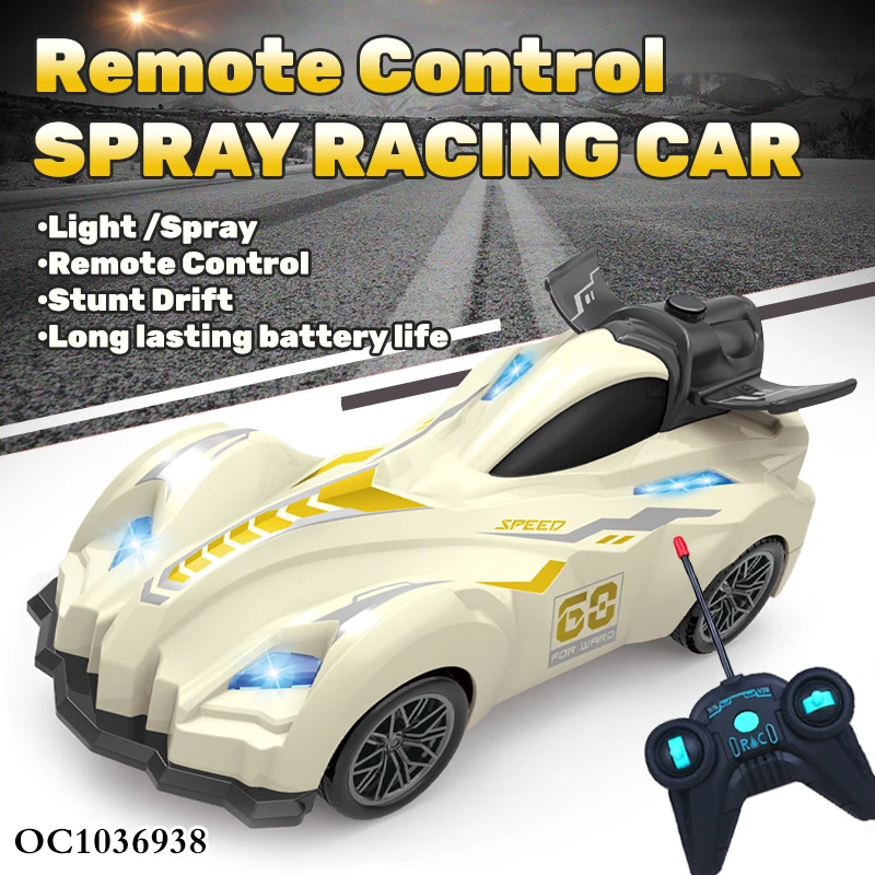 5CH RC Racing small remote control stunt car toy 2024 with mist spray