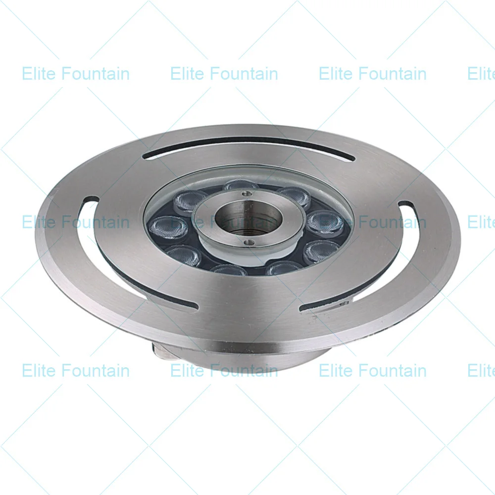 Погружной фонтан из нержавеющей стали EF220GMKH 304316 с центральным отверстием RGB, светодиодный светильник с внутренним, внешним или DMX512 управлением