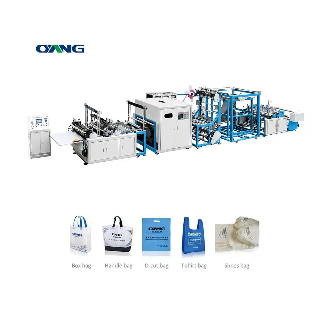 High Efficient Full Automatic 3 In 1 Non Woven Bag Making Machine For Making Non Woven Handle bag