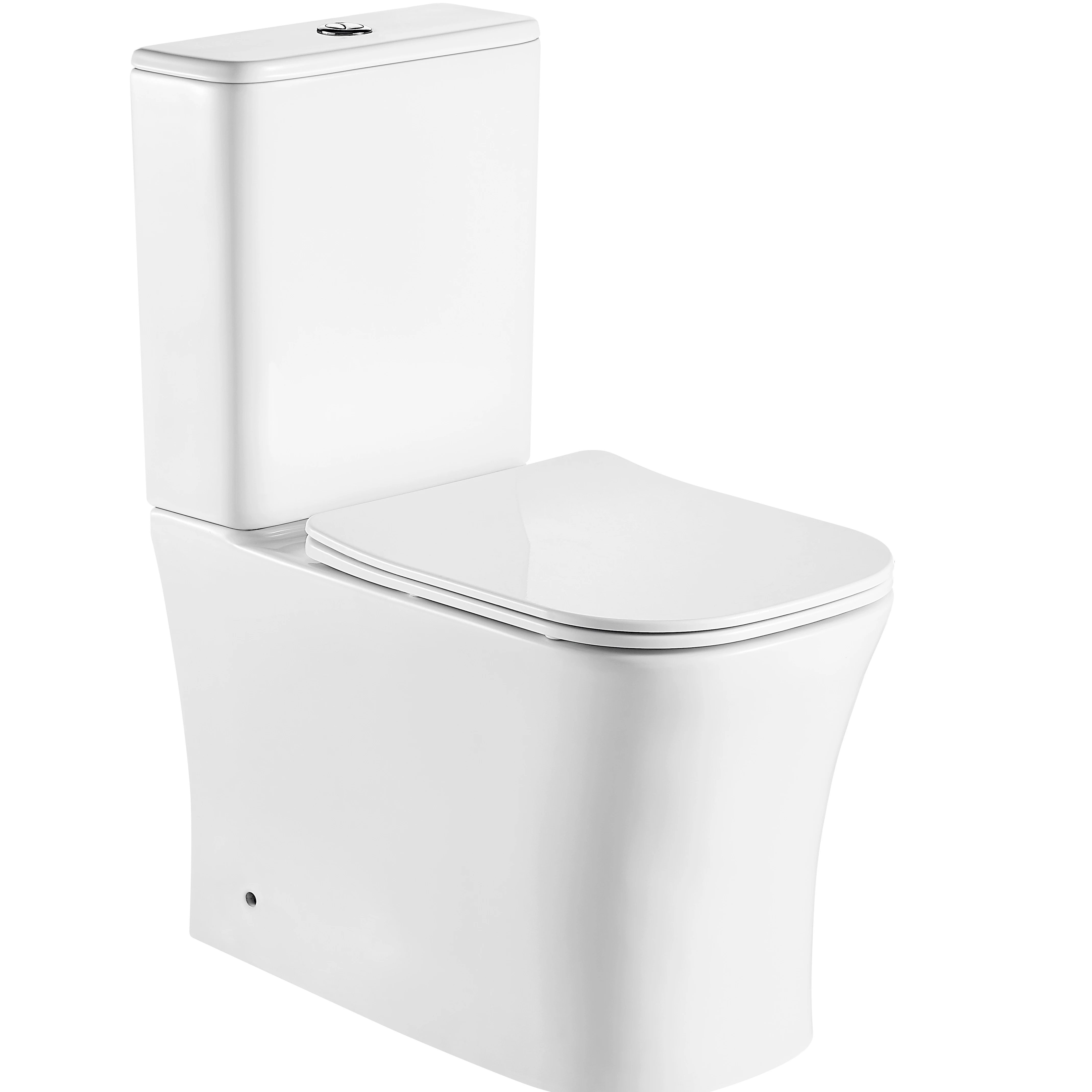 Ceramic Bathroom Toilet Sanitary Ware / European Style Standard Toilet /Tow Pieces Toilet