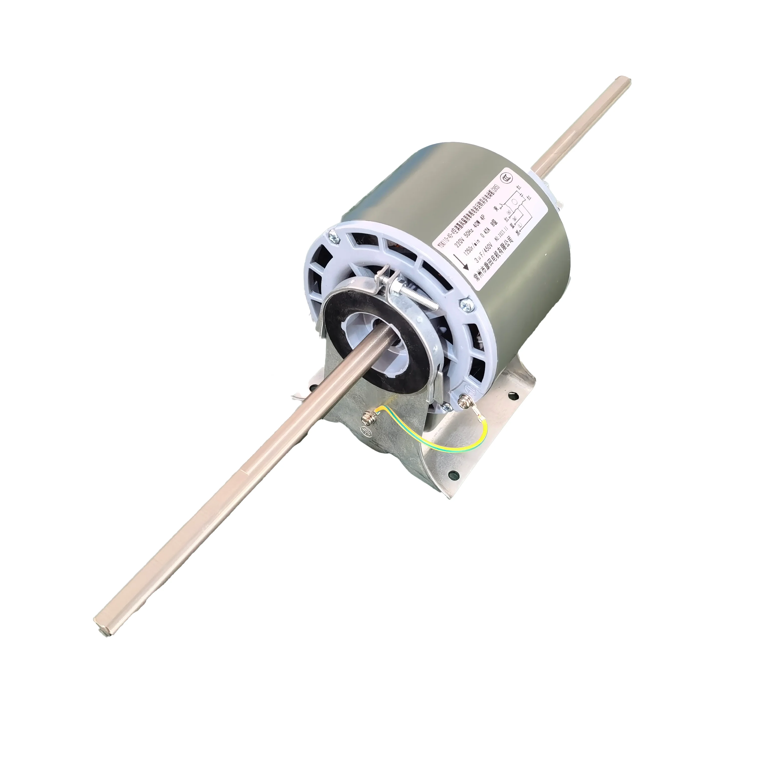 Factory Direct Customized HP 115V Double Shaft  3 speed HVAC Indoor FCU Blower Motor
