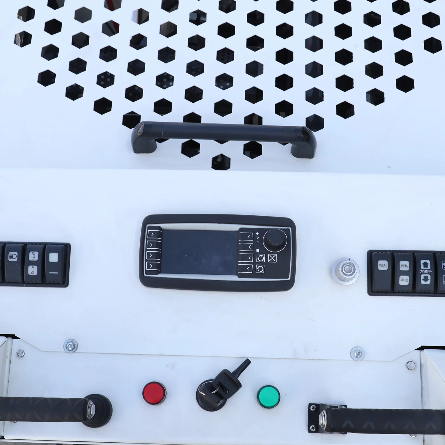 Laser scanning concrete paver concrete paving smooth machinery