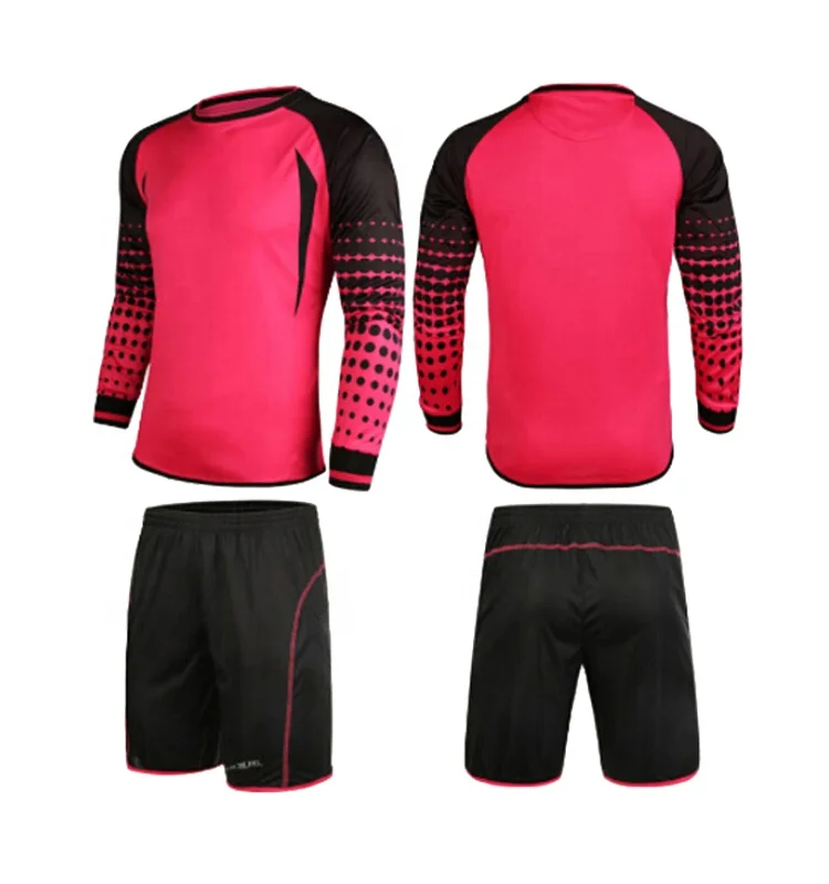 Cheap Quality Custom Plain Football Kits Bulk Soccer Goalkeeper Uniform