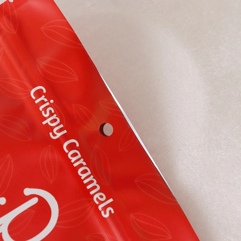 Customized Sweet Honey Candy  Cookie Snack Died food Plastic Stand Up Pouch Zipper Bag For Chocolate