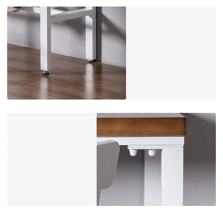 Wholesale High Quality Industrial  Bar Table and Chairs Set, Kitchen Bar Height Table with Stools Set of 2, Steel Frame