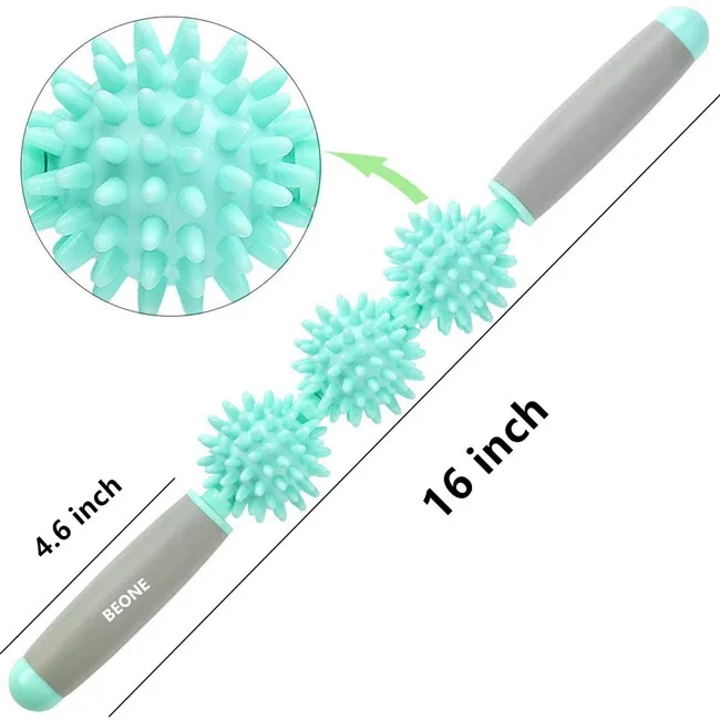 OEM cheap unique portable yoga exercise fitness massage therapy stick