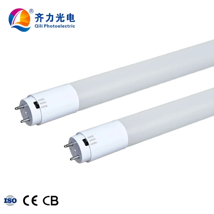 Hot-selling T8 LED Tube Light 18w 30w 40w 60w Emergency Saving with Al+PC Glass for Indoor Use in Home Shop Factory Supermarket