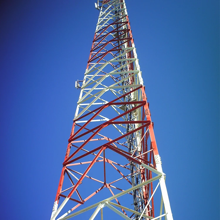 45 Meter Angle Steel Lattice Self Supporting Communication Provider 4g 5g Towers