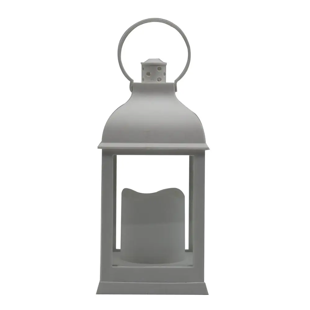 
Square Battery Operated plastic led Candle Lantern 