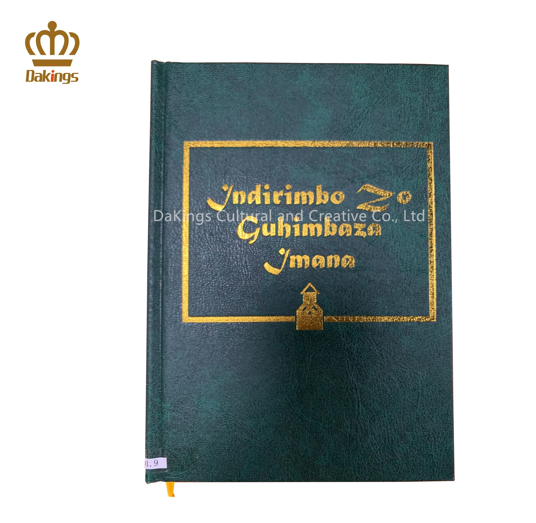 High quality customized size  hardcover glitter edge bible books for adults