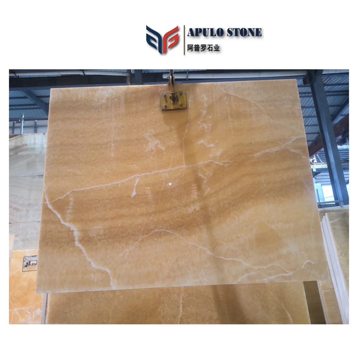 Hot selling China Honey Beige Polished Natural Stone Slab Wall Tile Yellow Onyx Orange Onyx