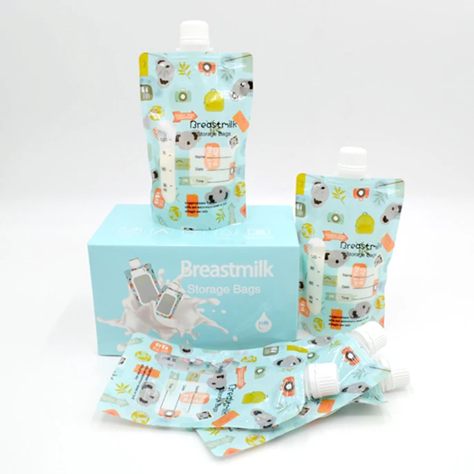 Best price eco plastic breastfeeding milk bags