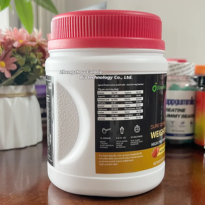 Private Label Mass Gainer Powder OEM Customized Sport Support Weight Gainer Protein Powder