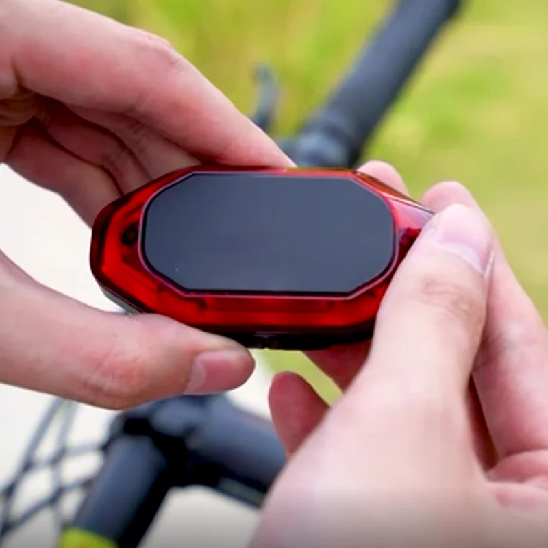 LED Bike Tail Rear Light USB Rechargeable Bicycle Signal Lamp Night Warn Cycling Portable Lights