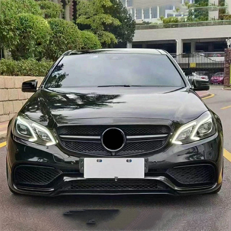 W212 Body kit for Mercedes Benz E CLASS E63 W212 Old Upgrade to New AMG bodykit front Bumper rear bumper Side Skirt