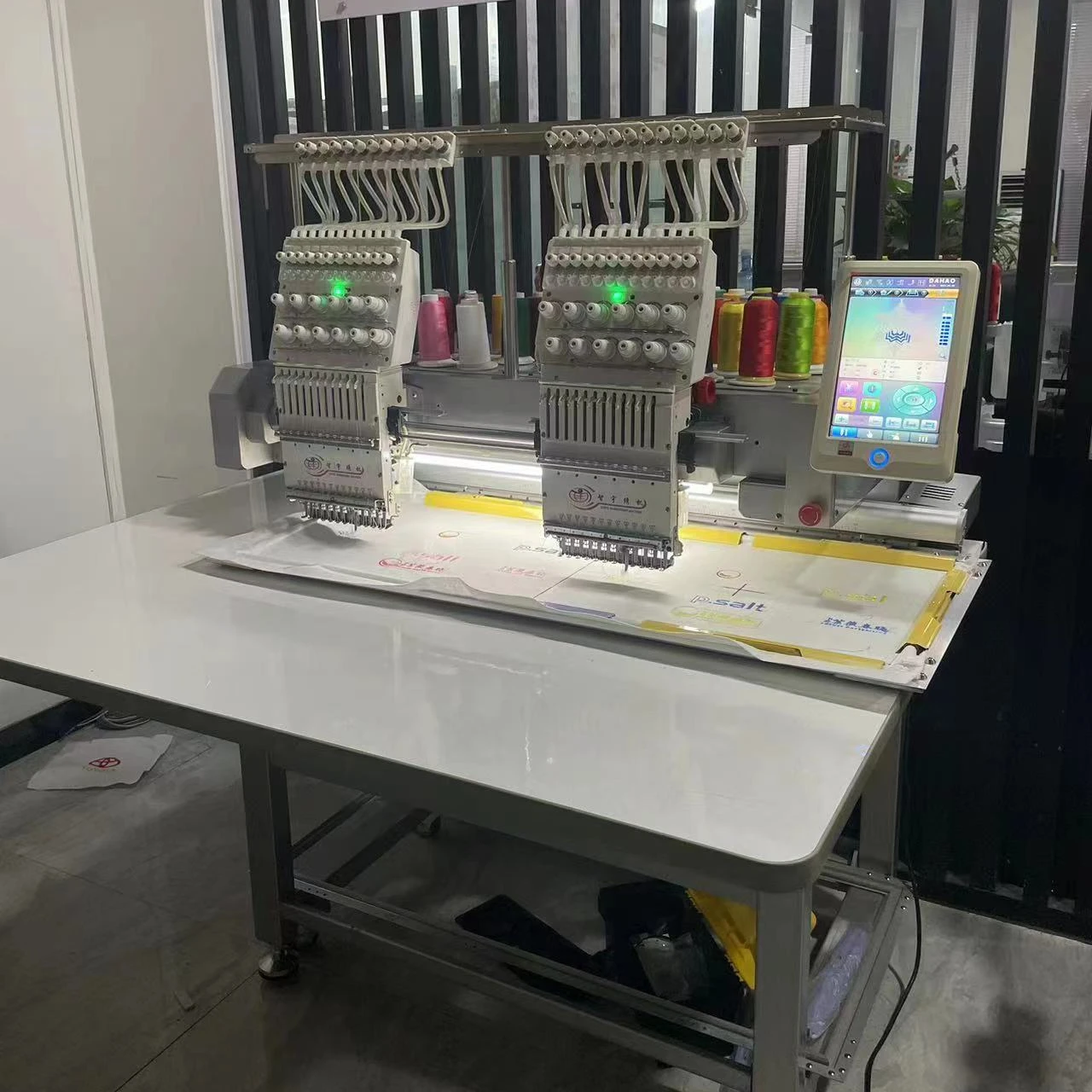 Taji Ma two heads 1202  Embroidery machine Industrial  ApplicationTwo Head Twelve needles multi-function