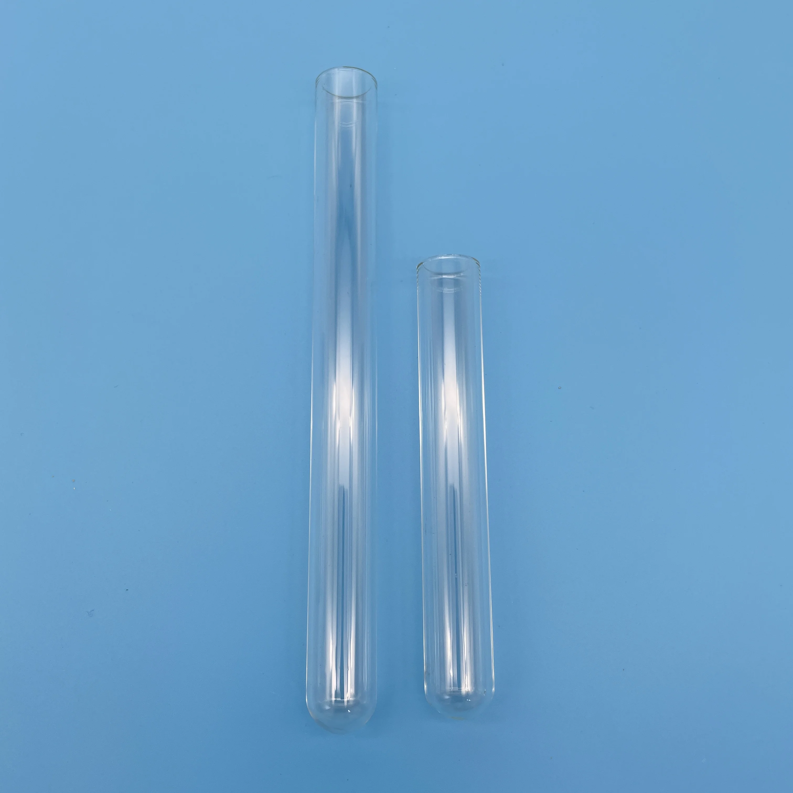 glass Flat Bottom Test Tube Transparent Custom OEM Medical  Color Design Screw Material Origin Type Laboratory Free Ect