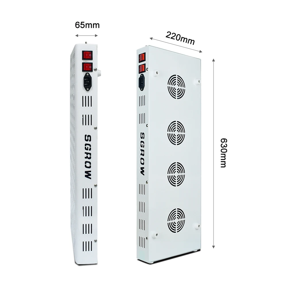 SGROW Factory Wholesale Newest RS600 660nm 850nm 600W BIO Red Light Therapy Panel for Skin Care