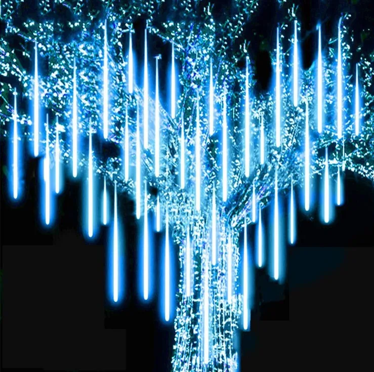 30cm/50cm LED Meteor Shower light christmas decorations Strip Lamp Outdoor Fairy Garland Lights For Street outdoor patio