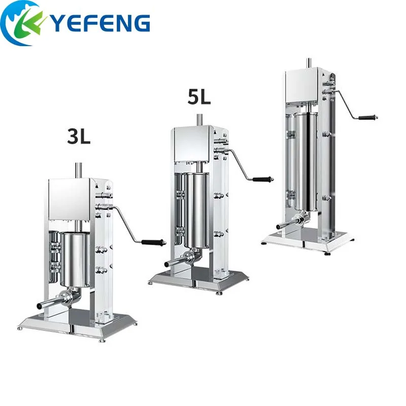 Stainless Steel 7L Household Commercial Meat Extruder Mince Sausage Filling Machine Maker Manual Enema Machine sausage machines