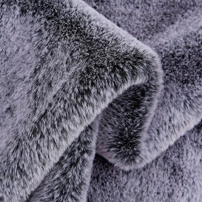Wholesale Soft Luxury Faux rabbit fur Fabric Encrypted And Thickened Imitation Rabbit Fur Fluffy Comfortable Faux fur Fabric
