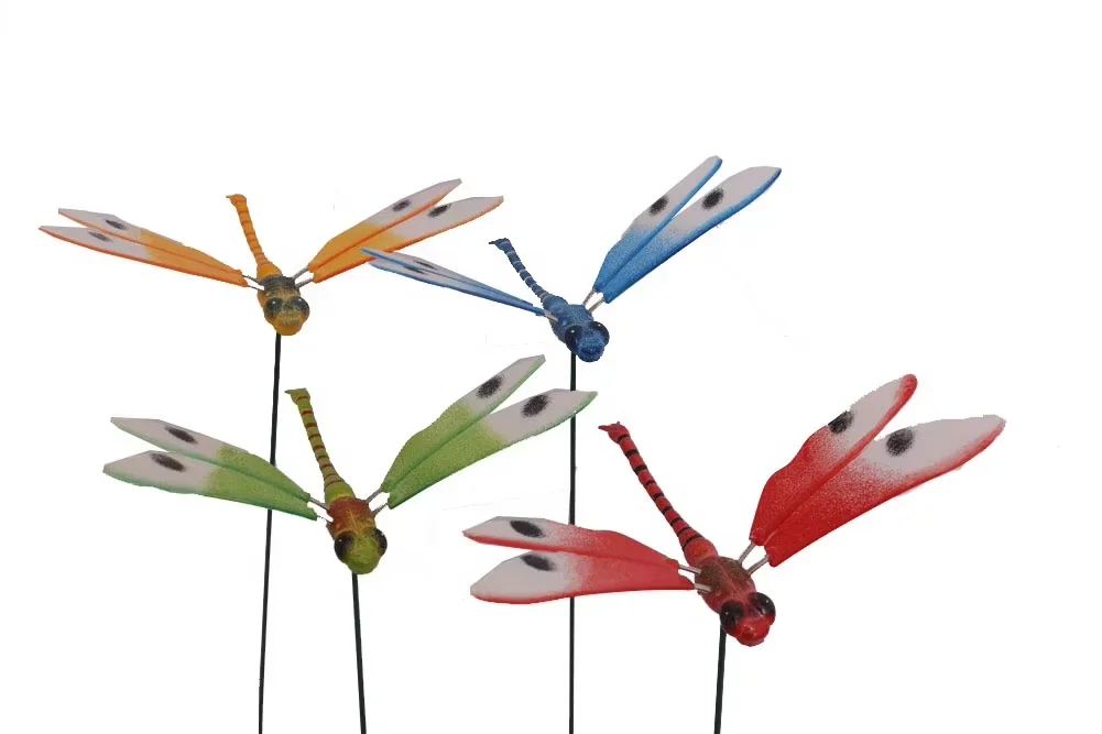 Custom Dragonfly Garden Ornament Hot Sale Chinese Birthday Party Supplies New Long Kids Christmas/New Year/Halloween Decorations