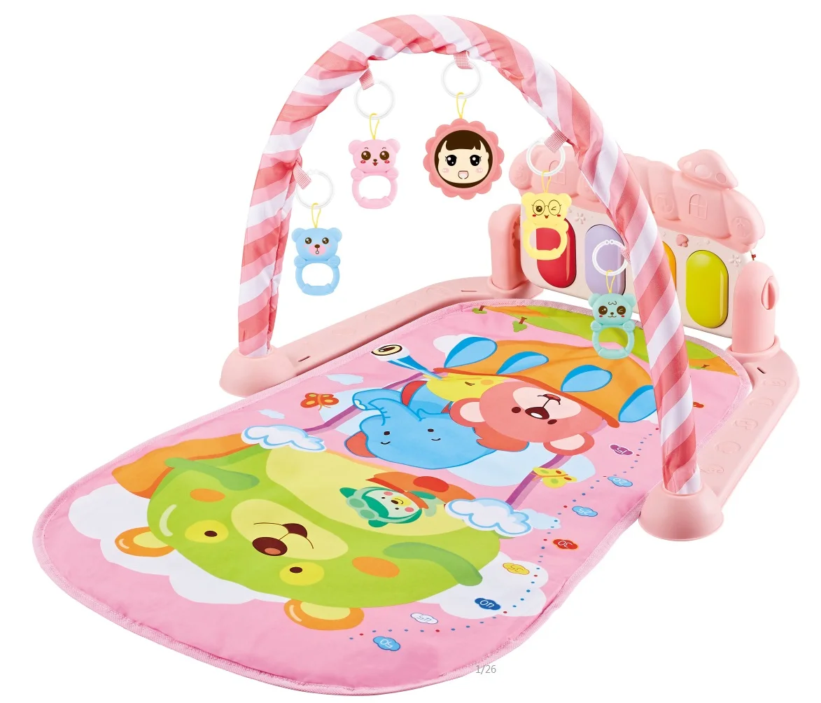 Non-toxic Multi-function Washable Good Quality Musical Baby Piano Keyboard Play Mat