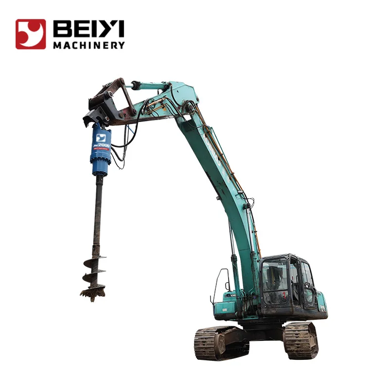 Auger drill/ hole pilot for excavator,sandy earth hole drilling machine earth auger