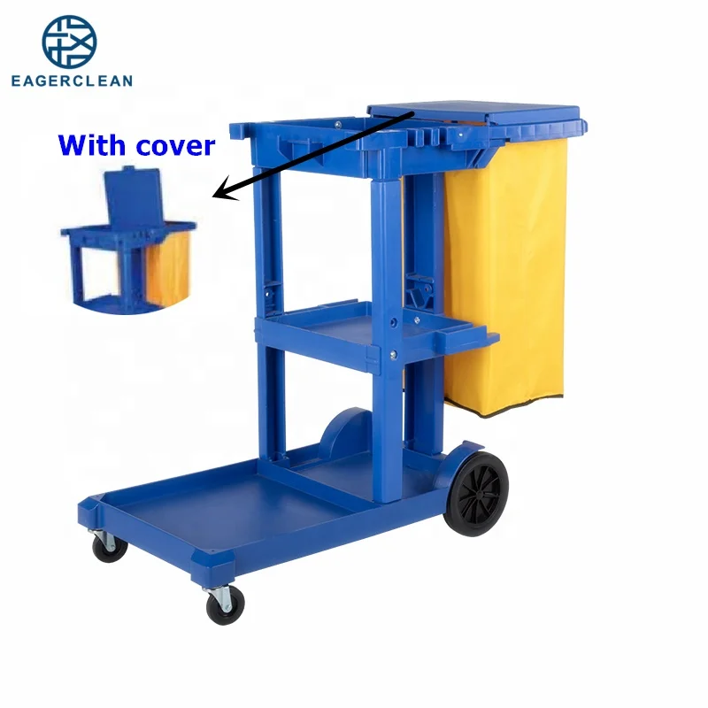Товары для уборки в помещении, пластиковая хозяйственная тележка, многофункциональная Сервисная Тележка