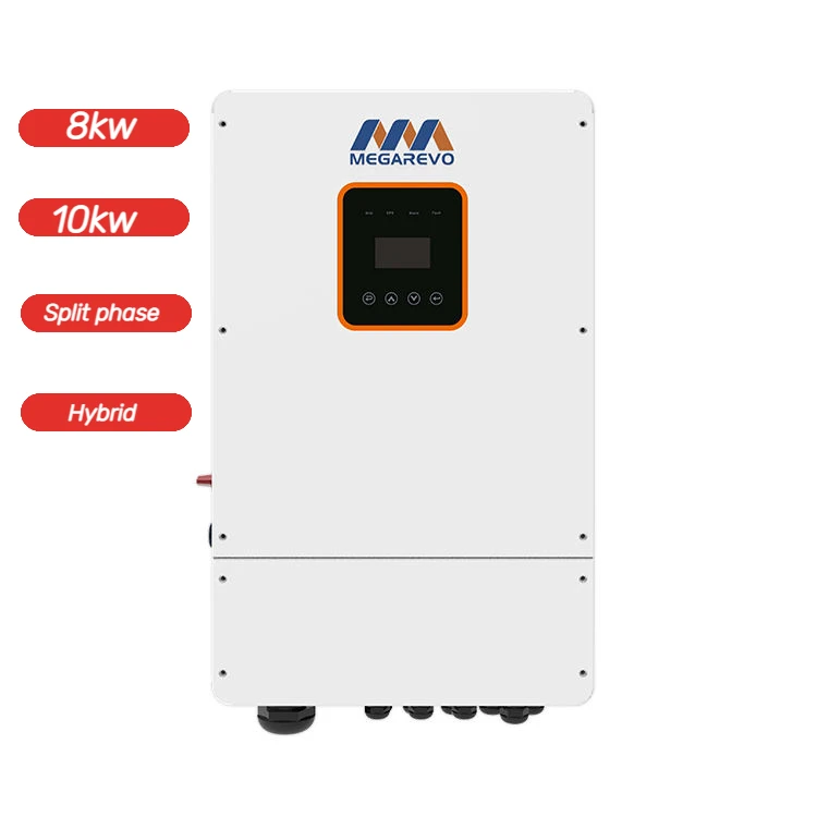 Megarevo Гибридный 5.5kw низкочастотный разделенный фазовый инвертор 5kw 8kw 10kw 240v для бытовой системы