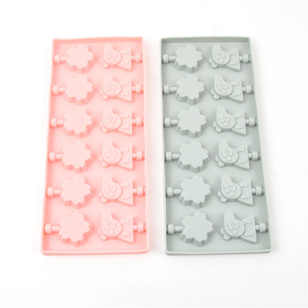 Hot Sale Silicone Lollipop Molds Chocolate Hard Candy Mold
