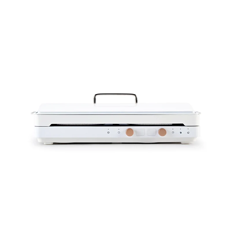 Hot sales Multi Functional double burns induction cooker with Hot Pot Grill Pan