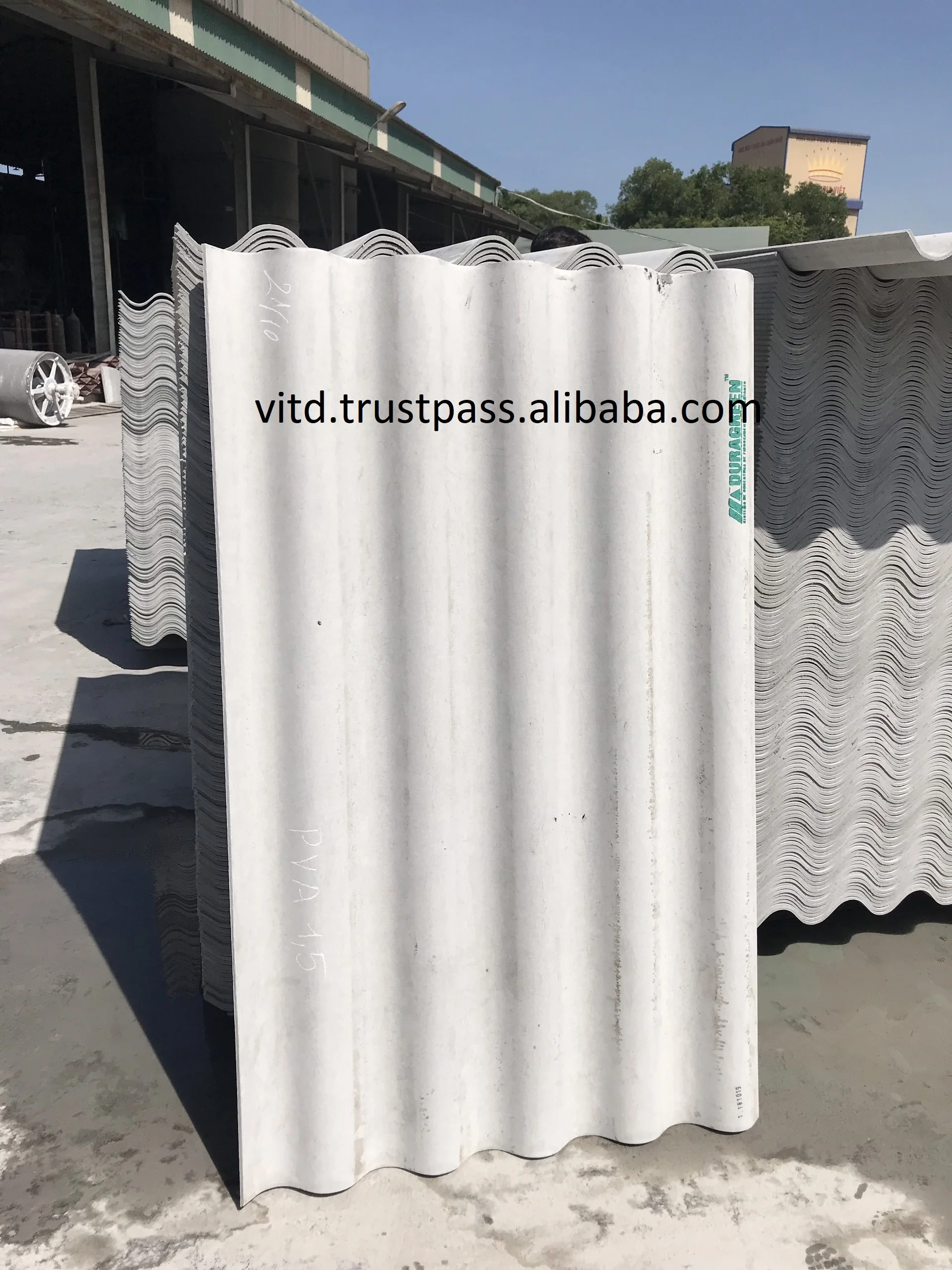 Fiber cement roof sheet 100% asbestos free corrugated cheap price good choice long span