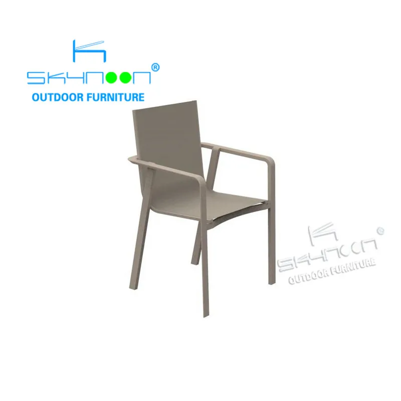 2023 new design outdoor aluminum garden furniture sets hot sale dining sling outdoor chair design bar outdoor furniture(51143)