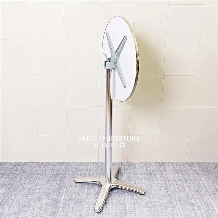 Wholesale price folding aluminum bar cocktail table