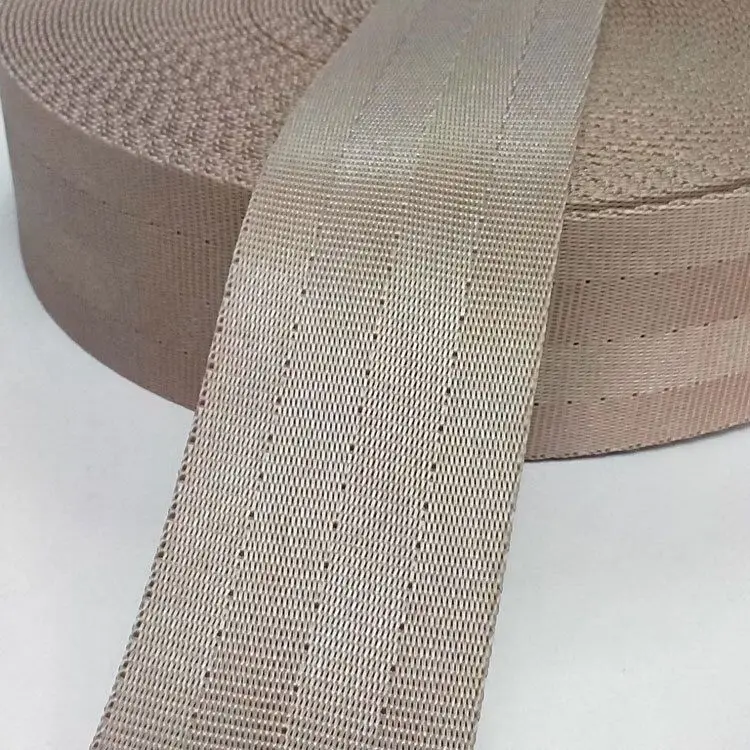 strip polypropylene webbing padded webbing 20mm 25mm 38mm 50mm colored custom polypropylene webbing strap for bags