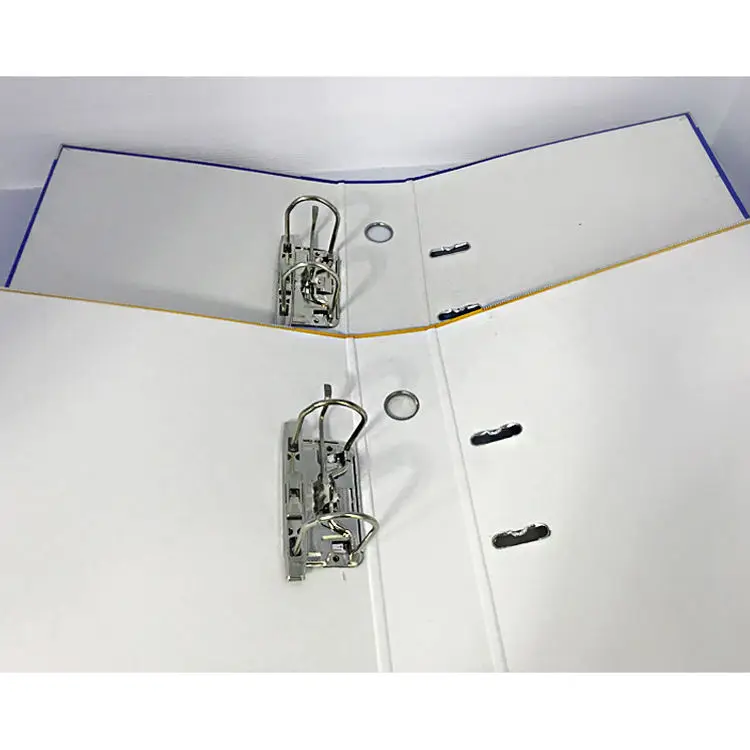 Custom Price Cheap Standard Office File Cover A4/A5 Size PVC 2 Hole Rings Binder Box Antistatic Folder Foolscap