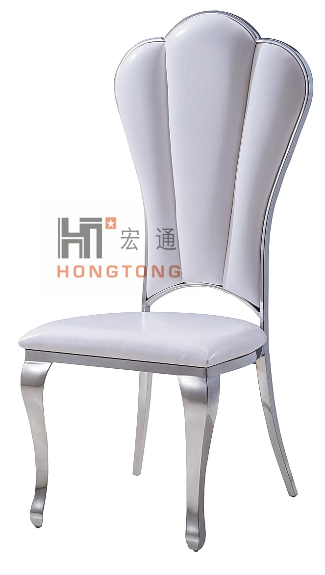 stainless steel glass top dining table and 6 chair dining room furniture