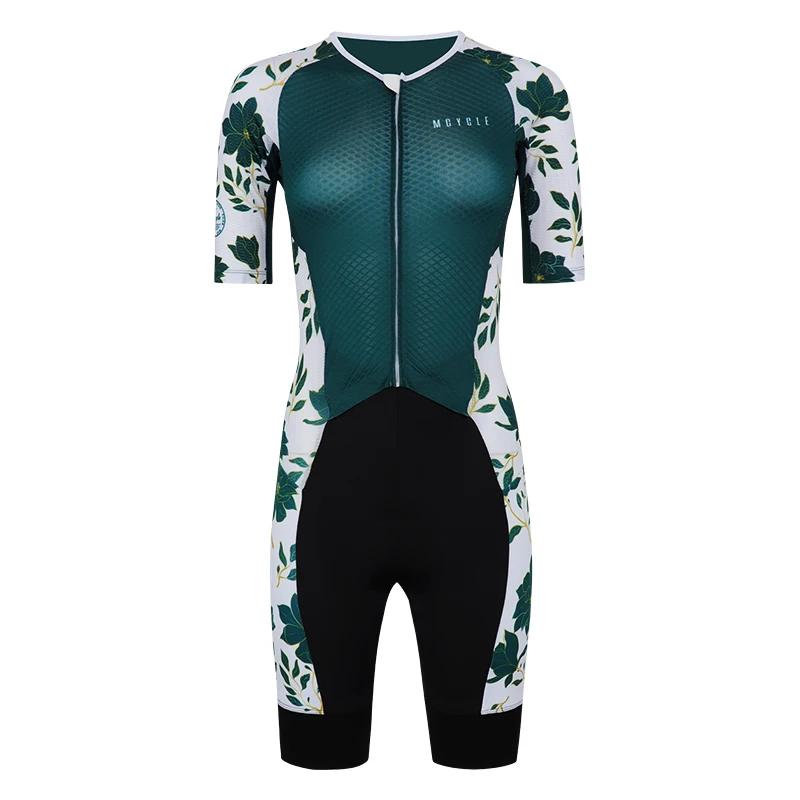 Mcycle Manufacture Professional Speed Suit Cycling Skin suit Short Sleeve women Triathlon Cycling Wear