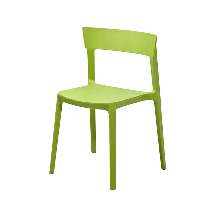 Restaurant stackable dining monoblock chair pp plastic chair
