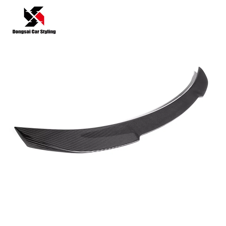 CS Type Dry Carbon Fiber Rear Trunk Lip Tail Wing Spoiler Ducktail for BMW 2 Series F22 235i 240i F87 M2 Competition