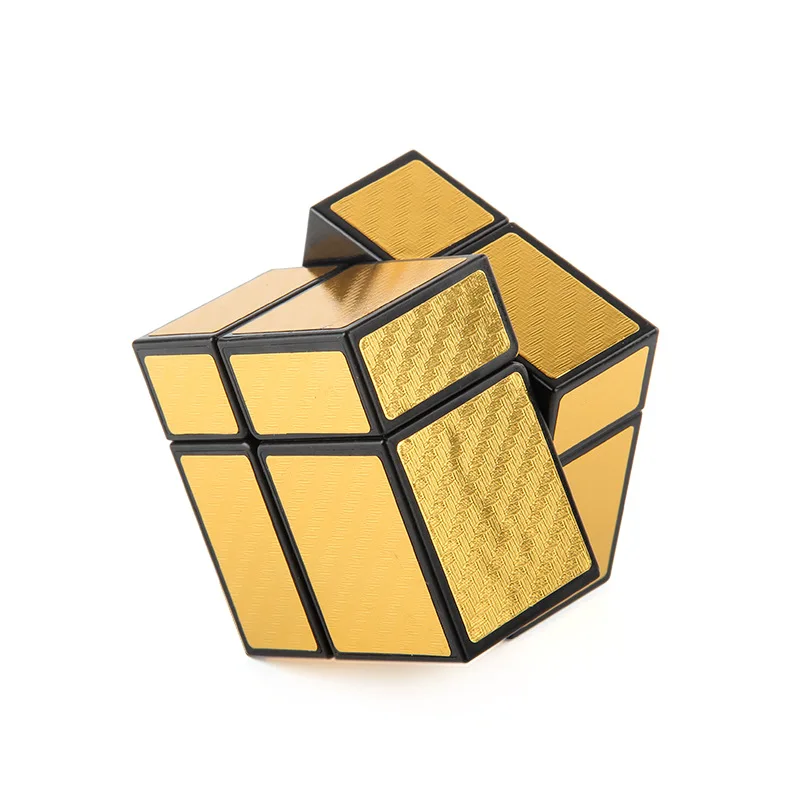Игрушки для снятия стресса на заказ 2x2 металлический цвет квадратный скоростной магический куб 3x3 пластиковый Серебряный зеркальный волшебный головоломка