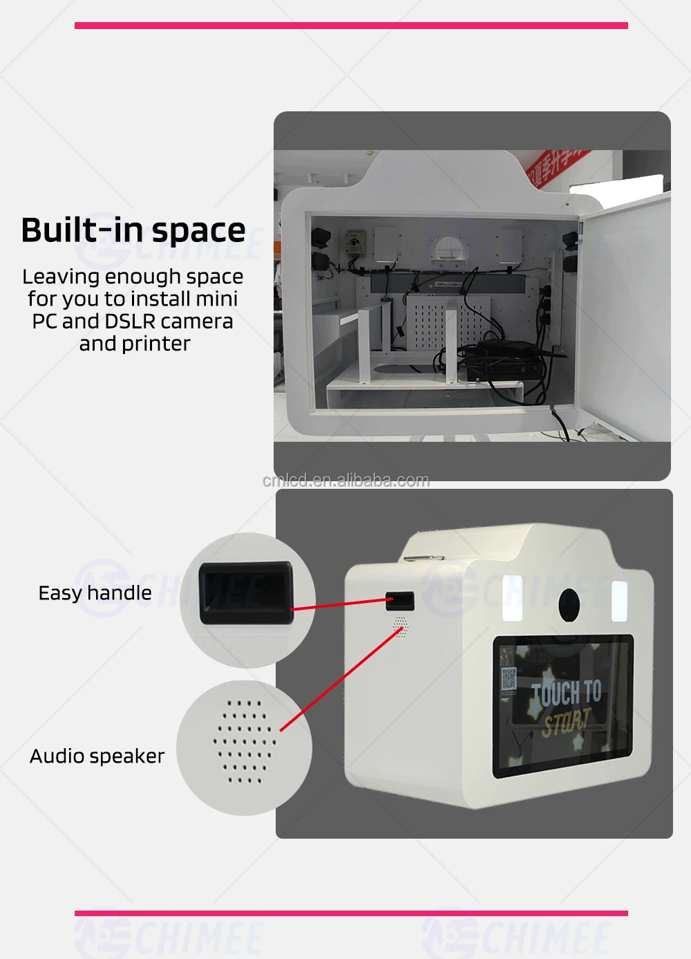 DSLR Vintage Photo Booth: Tripod Stand and Printer for Small Parties - Flexible Rent or Buy Options